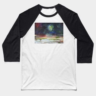 Abstract Landscape Paragliding 208 Baseball T-Shirt